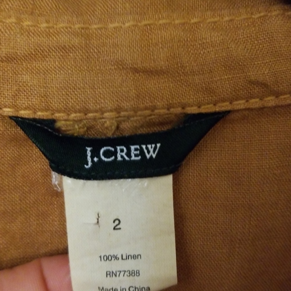 Linen J. Crew jacket - Picture 2 of 6